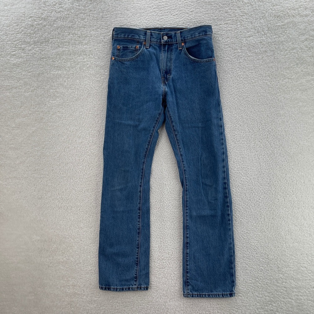 Levis 517 Jeans Mens 31x34 Blue Bootcut Denim Medium Wash Western Rodeo Cowboy